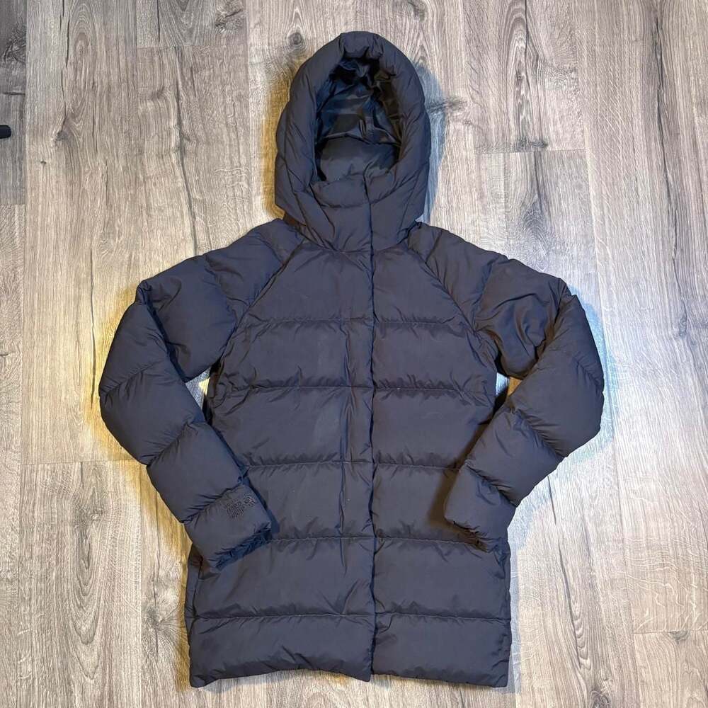 Mountain Hardwear Long Puffer Down Jacket Black XS